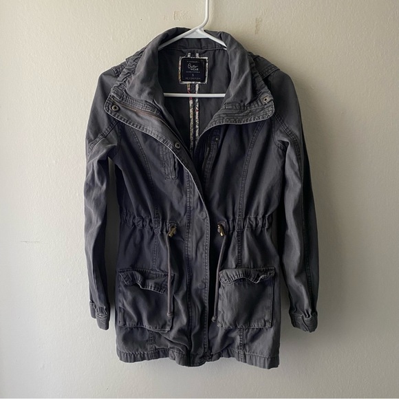 Dusty Blue Cargo Jacket - Picture 5 of 6